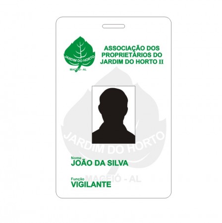 Crachá Personalizado Horizontal