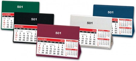 Calendario de Mesa em Pvc